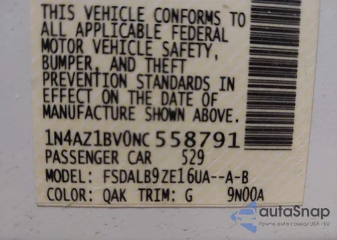 2022 Nissan Leaf S 40 Kwh из США, поврежденный, VIN 1N4AZ1BV0NC558791